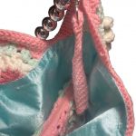 Crocheted Puffy Daisy Purse Set