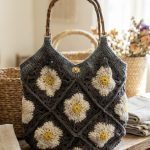 Granny Square Daisy Bag