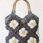 Granny Square Daisy Bag