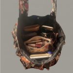Ruffled Floral Tote Bag