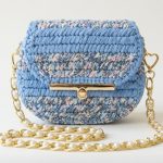 Woven Clutch with Shoulder Chain