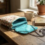 Double Compartment Crossbody — Black Nickel
