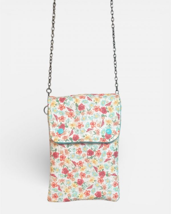 Double Compartment Crossbody — Black Nickel